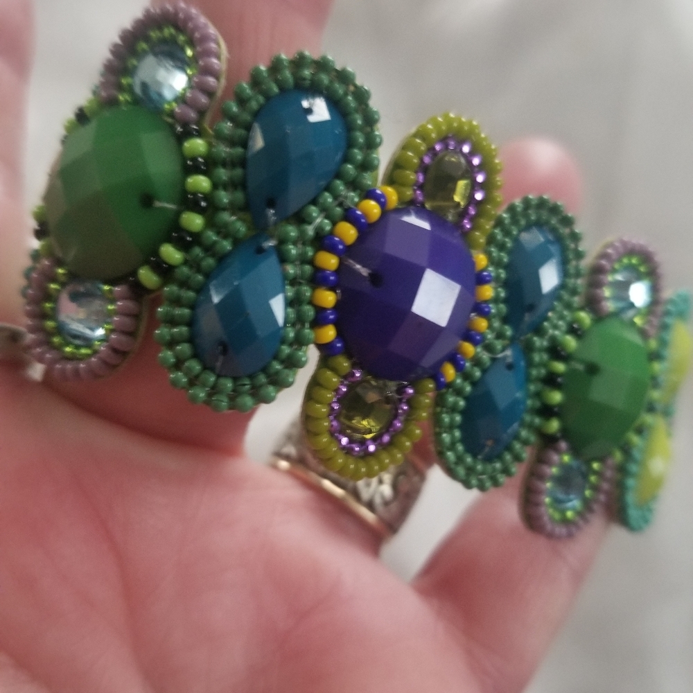 Handmade Acrylic Beaded Bracelet